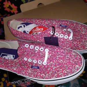 Vans Vintage Liberty Leaves/Pink